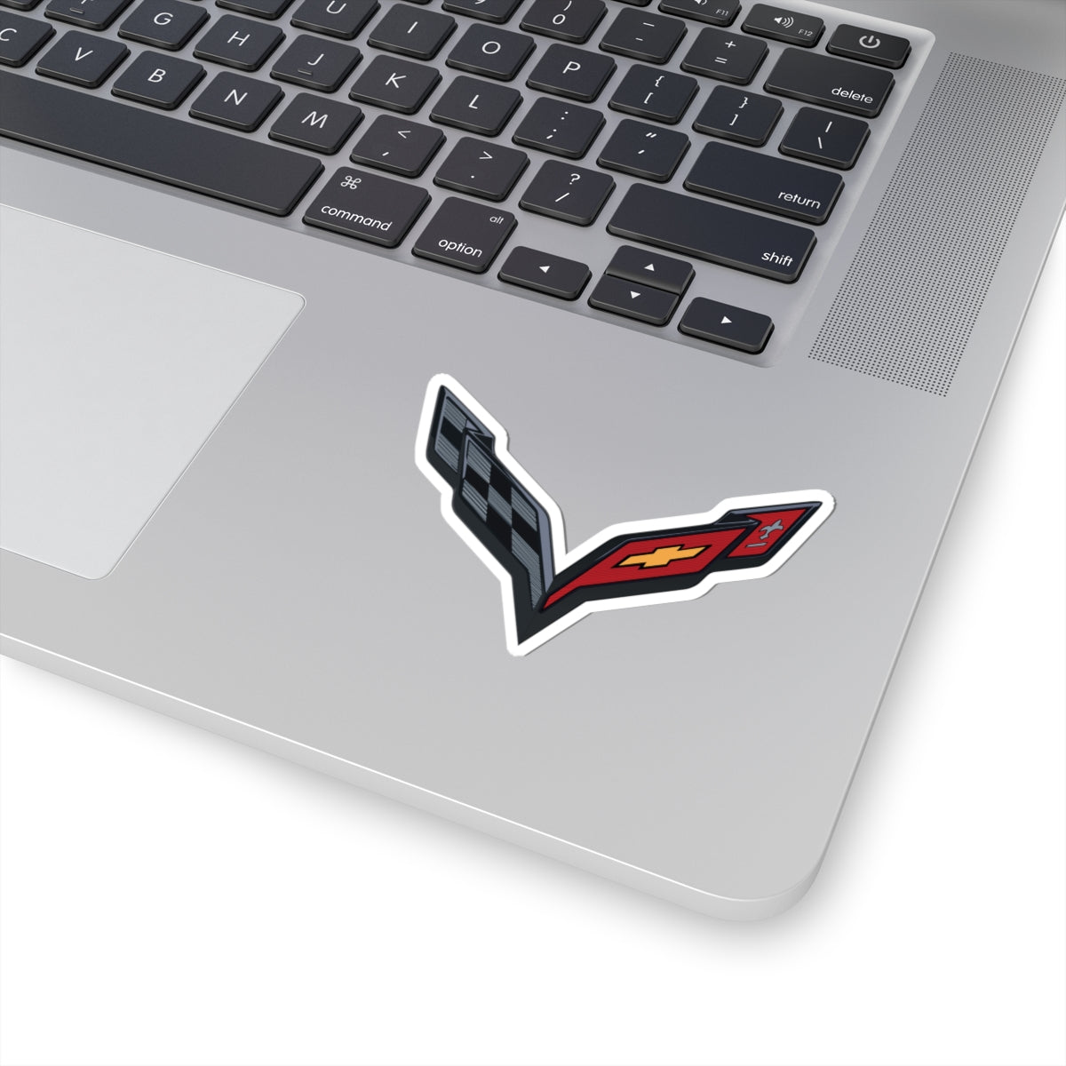 Corvette C7 Kiss-Cut Stickers, Corvette Decals, Gift for Her, Gift for Him, Custom Vehicle Decor, Strong Adhesive, White or Transparent