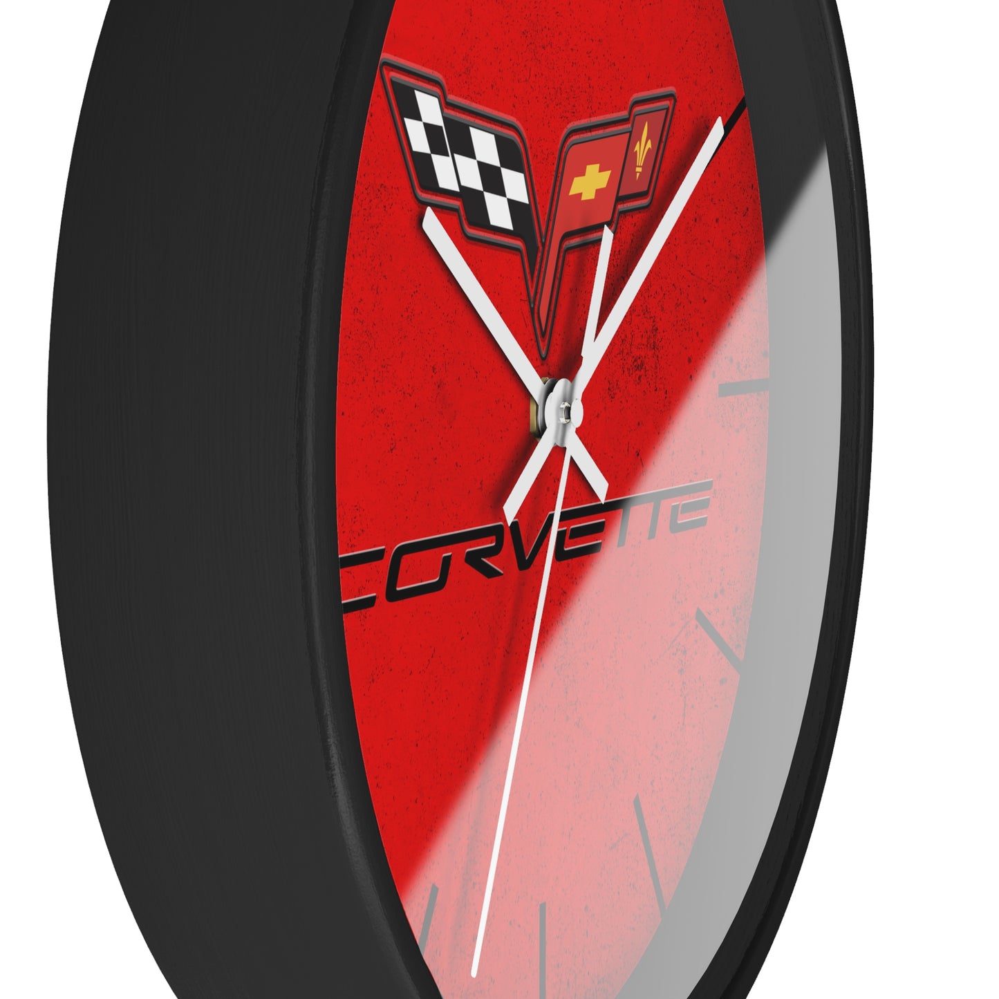 Corvette C6 Wall Clock, Racing Home Decor, Gift for Him, Man Cave Clock, Corvette Merchandise, Mancave Gift, Clocks
