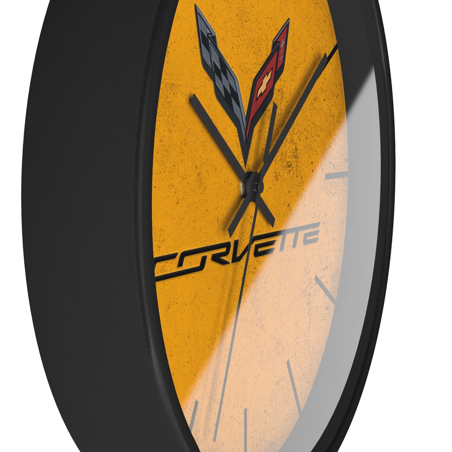 Corvette C7 Wall Clock, Racing Home Decor, Gift for Him, Man Cave Clock, Corvette Merchandise, Mancave Gift, Clocks