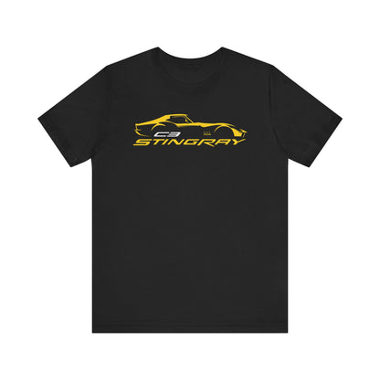 Corvette C3 Stingray Custom T-Shirt, Bella+Canvas T-Shirt, Unisex, Corvette Apparel, Graphic Tee, Soft T-Shirt, Stingray Logo