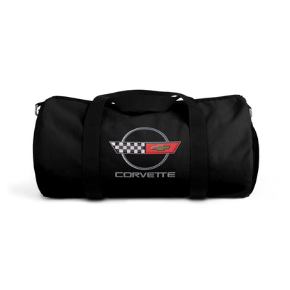 Corvette C4 Duffel Bag, C4 Logo, Gym Bag, Travel Bag, Gifts for Car Guys, Gifts for Car Girls, Corvette Merch, Overnight Duffel
