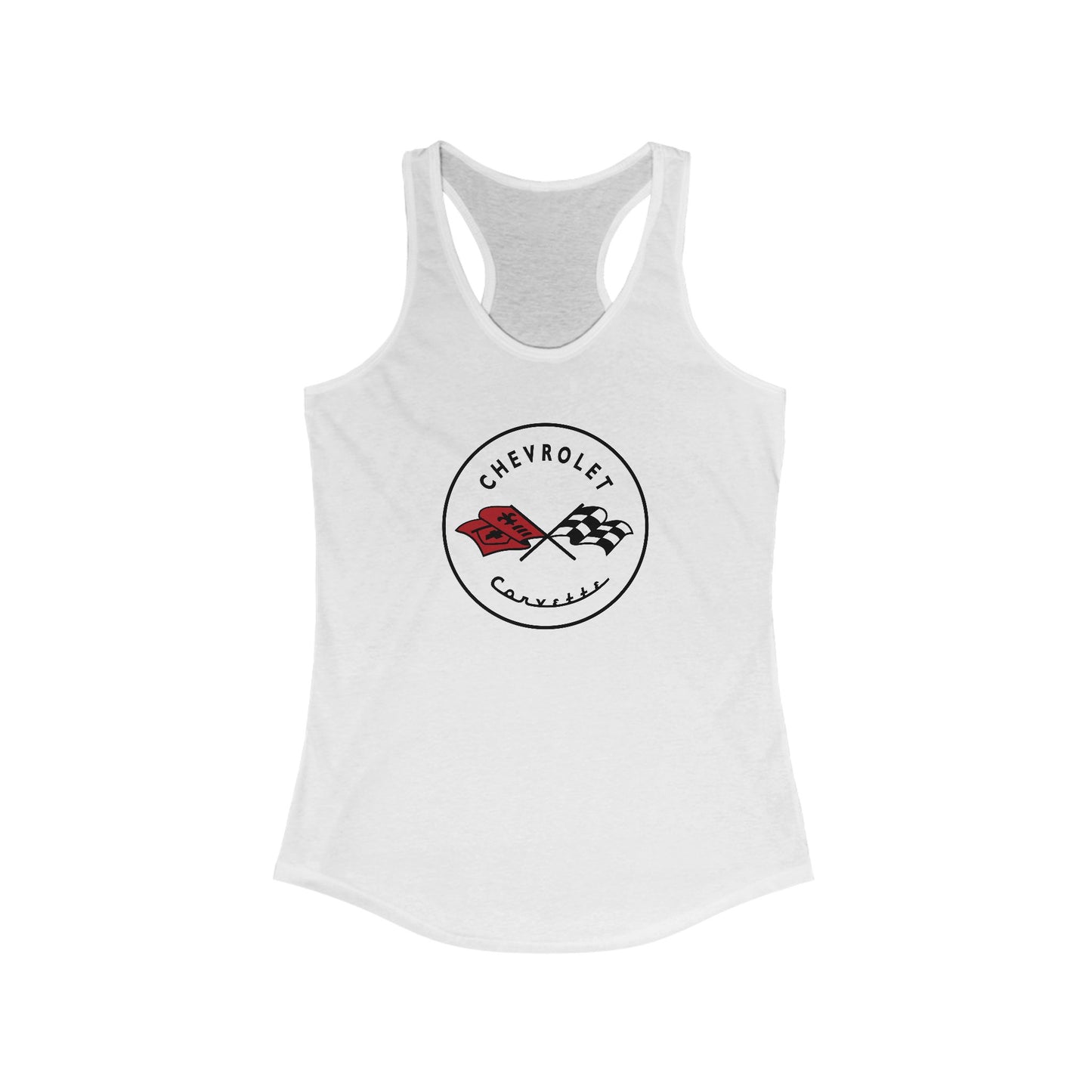 Corvette C1 Women's Racerback Tank Top, Gifts for Car Girls, Summer Top, Fitness Tank, Raceday Gear, Corvette Shirt
