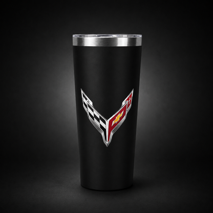 Corvette C8  Logo Custom Edition Stainless Steel Tumbler