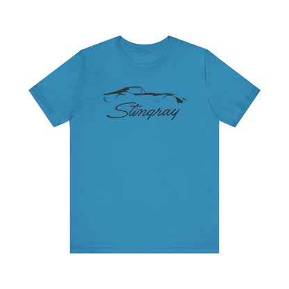 Corvette C3 Stingray Logo B/W Edition Graphic T-Shirt