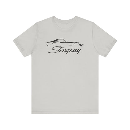 Corvette C3 Stingray Logo B/W Edition Graphic T-Shirt