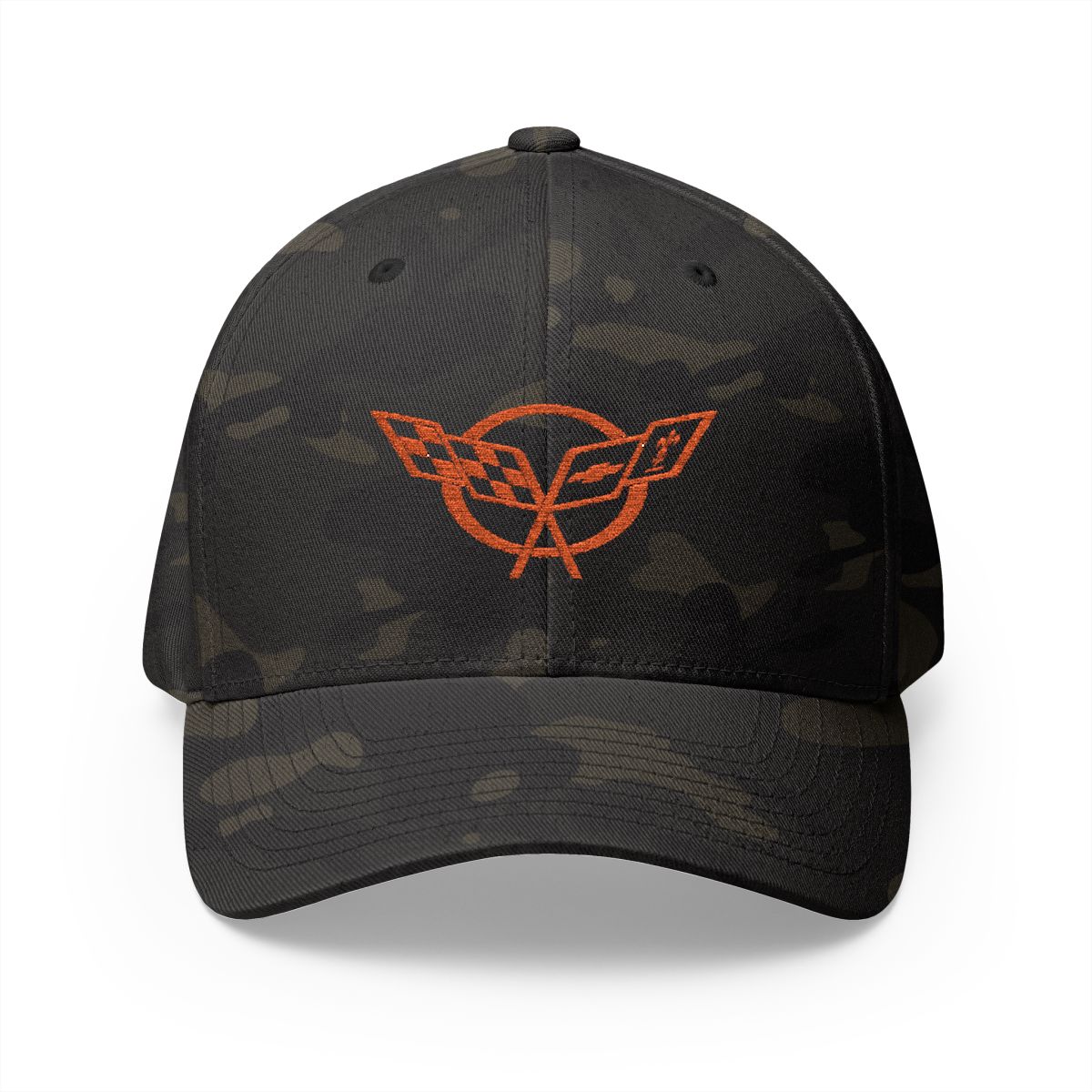 Corvette C5 Logo Orange Edition Baseball Cap
