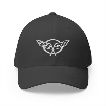 Corvette C5 Logo White Edition Baseball Cap