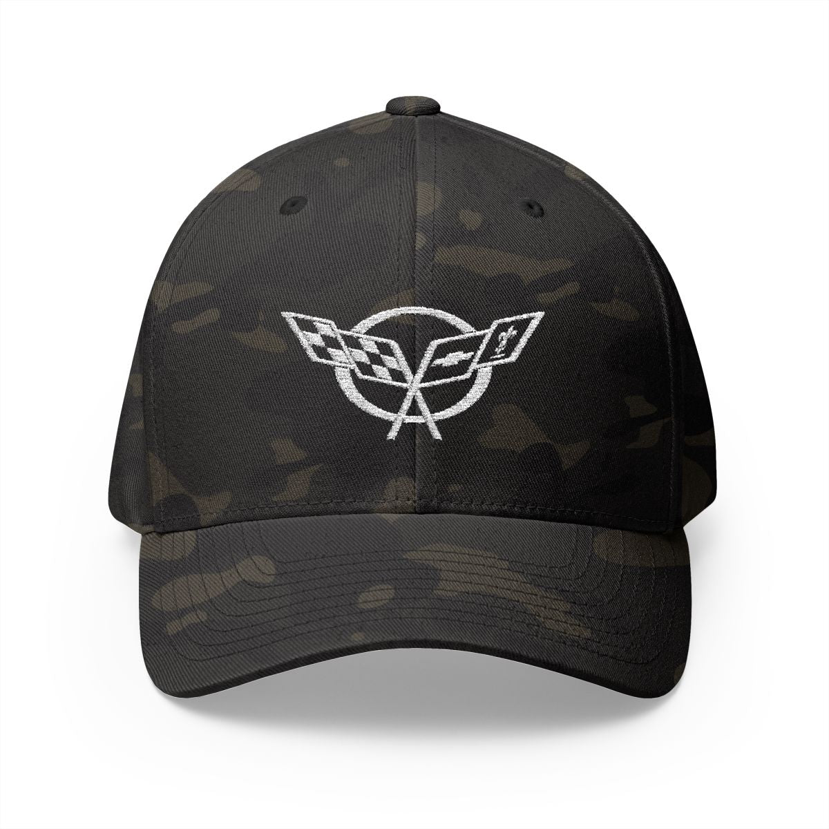 Corvette C5 Logo White Edition Baseball Cap