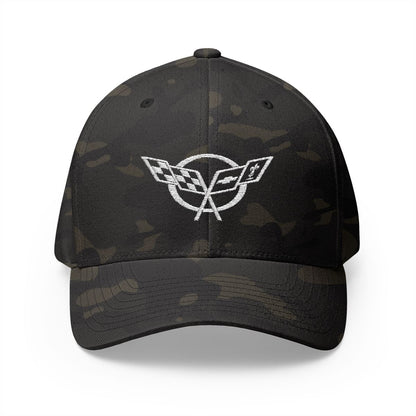 Corvette C5 Logo White Edition Baseball Cap