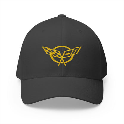 Corvette C5 Logo Yellow Edition Baseball Cap
