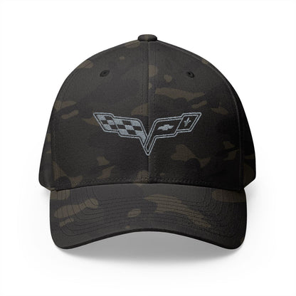 Corvette C6 Logo Grey Edition Baseball Cap
