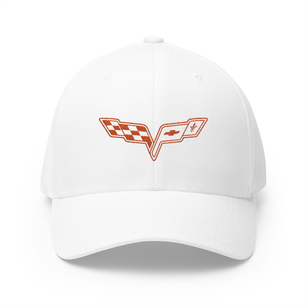 Corvette C6 Logo Orange Edition Baseball Cap