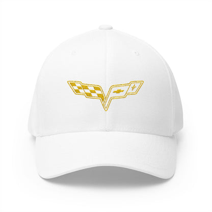 Corvette C6 Logo Yellow Edition Baseball Cap