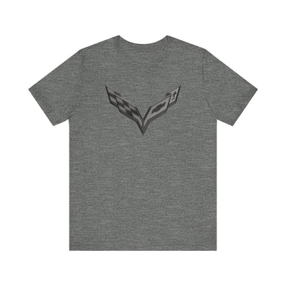 Corvette C7 Logo Blackout Edition Graphic Soft T-Shirt