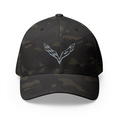 Corvette C7 Logo Grey Edition Baseball Cap
