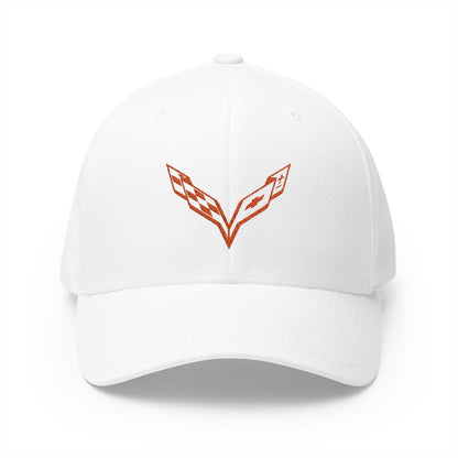 Corvette C7 Logo Orange Edition Baseball Cap