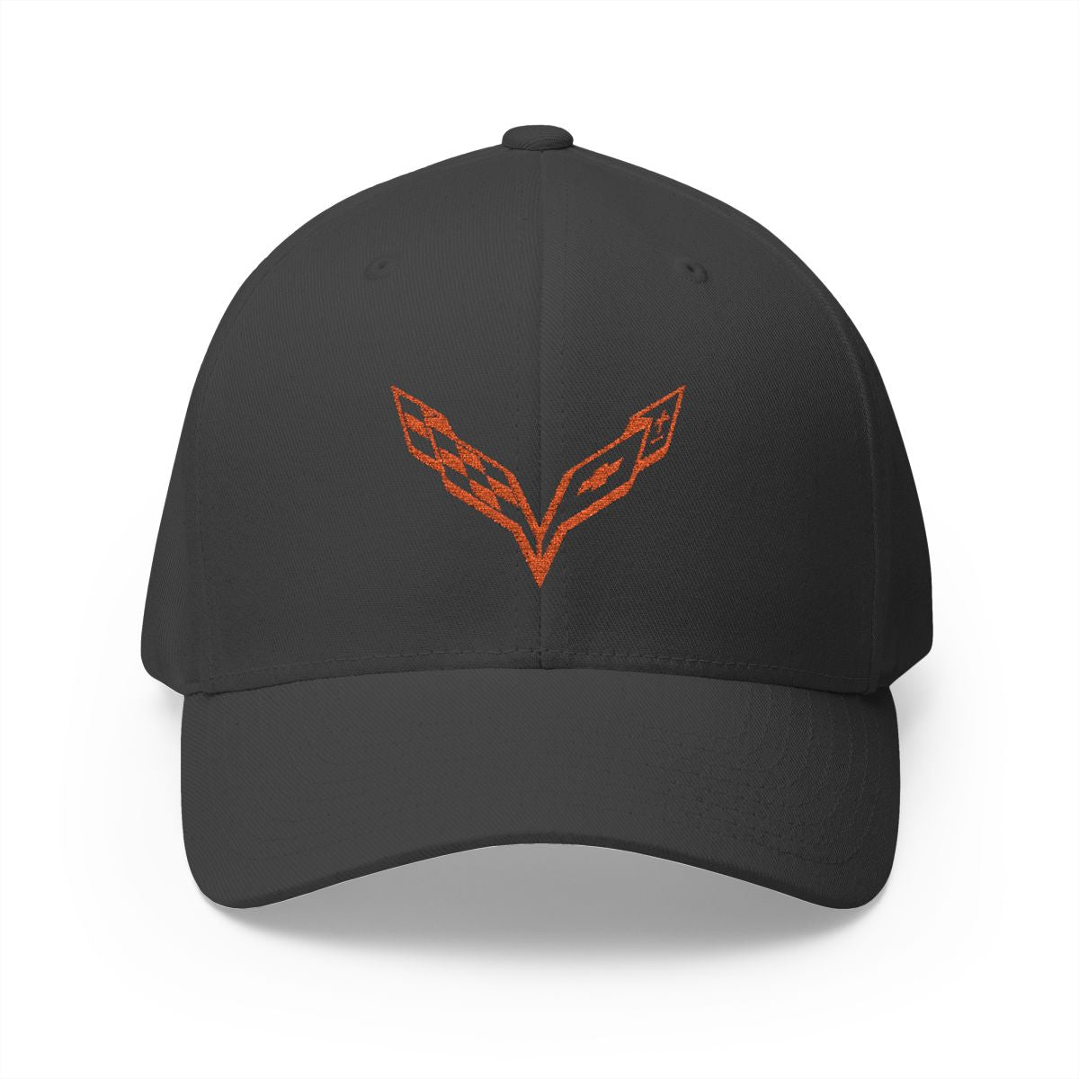 Corvette C7 Logo Orange Edition Baseball Cap