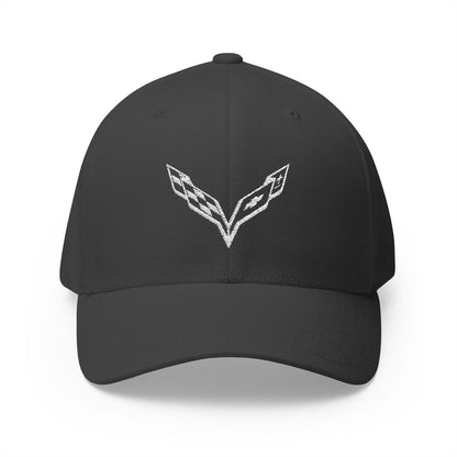 Corvette C7 Logo White Edition Baseball Cap