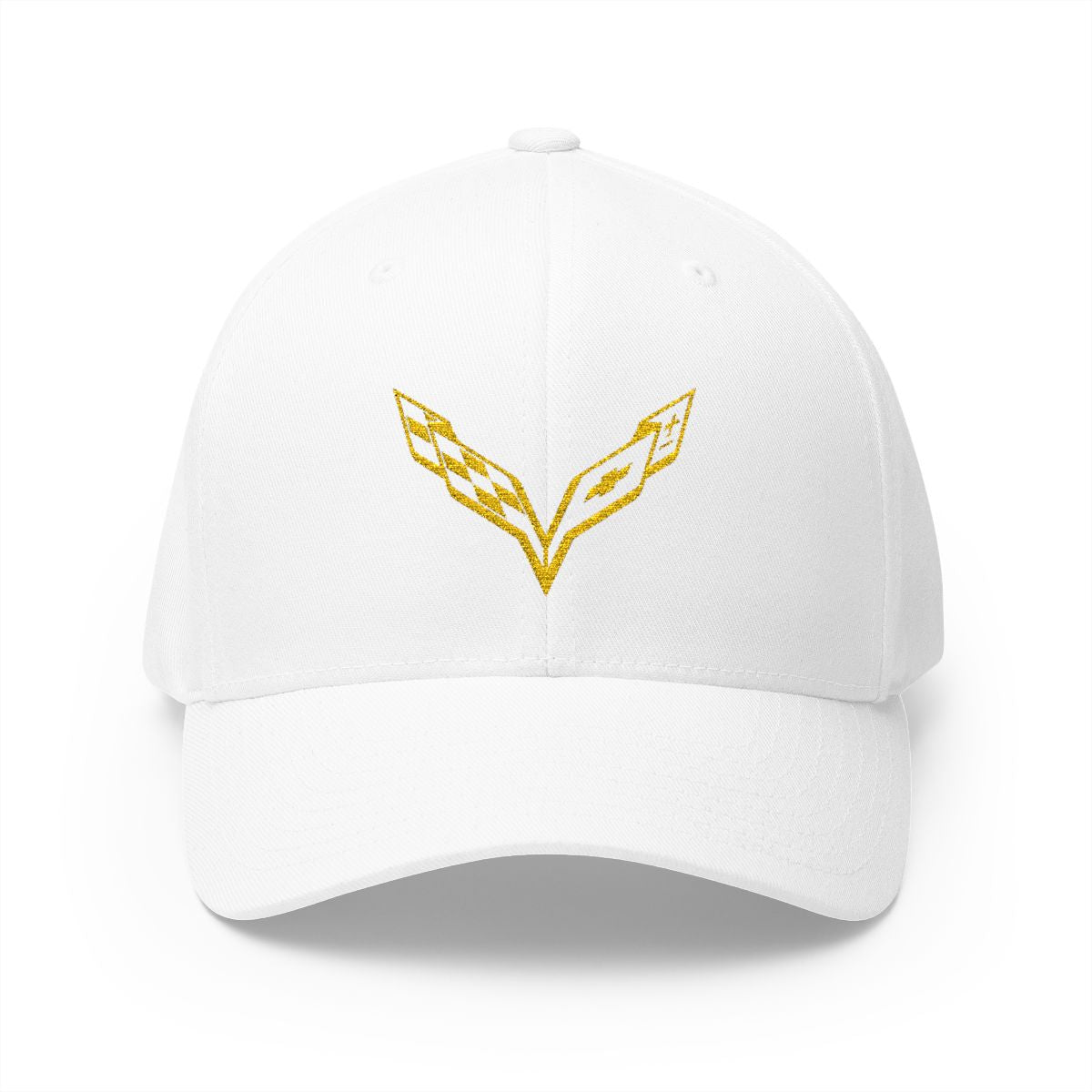 Corvette C7 Logo Yellow Baseball Cap