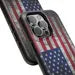 Corvette C3 Magnetic Tough Case, USA Flag, American Flag, iPhone Case, Impact Resistant, MagSafe, Rubber Liner, Matte or Glossy, Cell Case
