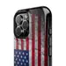 Corvette C7 Magnetic Tough Case, USA Flag, American Flag, iPhone Case, Impact Resistant, MagSafe, Rubber Liner, Matte or Glossy, Cell Case