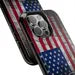 Corvette C2 Magnetic Tough Case, USA Flag, American Flag, iPhone Case, Impact Resistant, MagSafe, Rubber Liner, Matte or Glossy, Cell Case