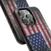 Corvette C2 Magnetic Tough Case, USA Flag, American Flag, iPhone Case, Impact Resistant, MagSafe, Rubber Liner, Matte or Glossy, Cell Case