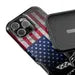 Corvette C6 Magnetic Tough Case, USA Flag, American Flag, iPhone Case, Impact Resistant, MagSafe, Rubber Liner, Matte or Glossy, Cell Case