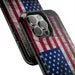 Corvette C4 Magnetic Tough Case, USA Flag, American Flag, iPhone Case, Impact Resistant, MagSafe, Rubber Liner, Matte or Glossy, Cell Case