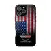 Corvette C4 Magnetic Tough Case, USA Flag, American Flag, iPhone Case, Impact Resistant, MagSafe, Rubber Liner, Matte or Glossy, Cell Case