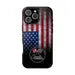 Corvette C2 Magnetic Tough Case, USA Flag, American Flag, iPhone Case, Impact Resistant, MagSafe, Rubber Liner, Matte or Glossy, Cell Case