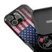 Corvette C2 Magnetic Tough Case, USA Flag, American Flag, iPhone Case, Impact Resistant, MagSafe, Rubber Liner, Matte or Glossy, Cell Case