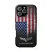 Corvette C6 Magnetic Tough Case, USA Flag, American Flag, iPhone Case, Impact Resistant, MagSafe, Rubber Liner, Matte or Glossy, Cell Case