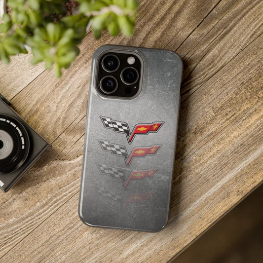 Corvette iPhone Case - Corvette C6 - Cell Phone Case - Impact Resistant - Rubber Liner - Matte or Glossy