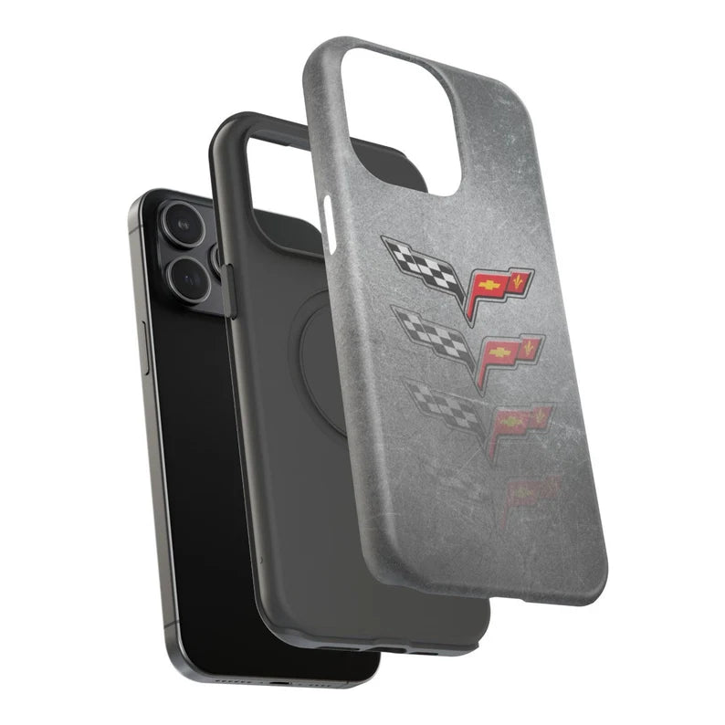 Corvette iPhone Case - Corvette C6 - Cell Phone Case - Impact Resistant - Rubber Liner - Matte or Glossy