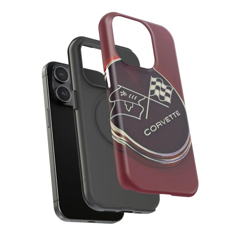 Corvette iPhone Case - Corvette Samsung Phone Case - Cell Phone Case - Impact Resistant - Rubber Liner - Matte or Glossy