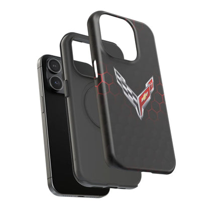 Corvette iPhone Case - Corvette Samsung Phone Case - Cell Phone Case - Impact Resistant - Rubber Liner - Matte or Glossy