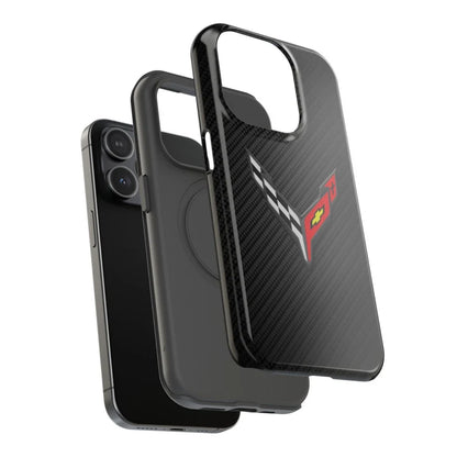 Corvette C8 iPhone Case - Corvette Samsung Phone Case - Cell Phone Case - Impact Resistant - Rubber Liner - Matte or Glossy