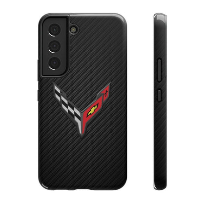 Corvette C8 iPhone Case - Corvette Samsung Phone Case - Cell Phone Case - Impact Resistant - Rubber Liner - Matte or Glossy