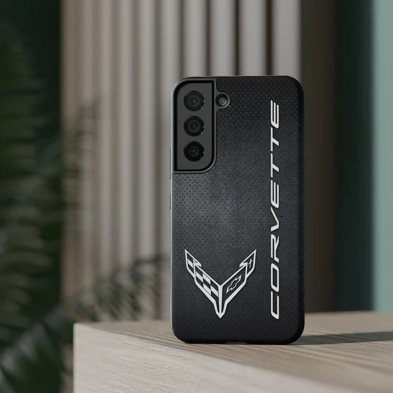 Corvette iPhone Case - Corvette Samsung Phone Case - Cell Phone Case - Impact Resistant - Rubber Liner - Matte or Glossy
