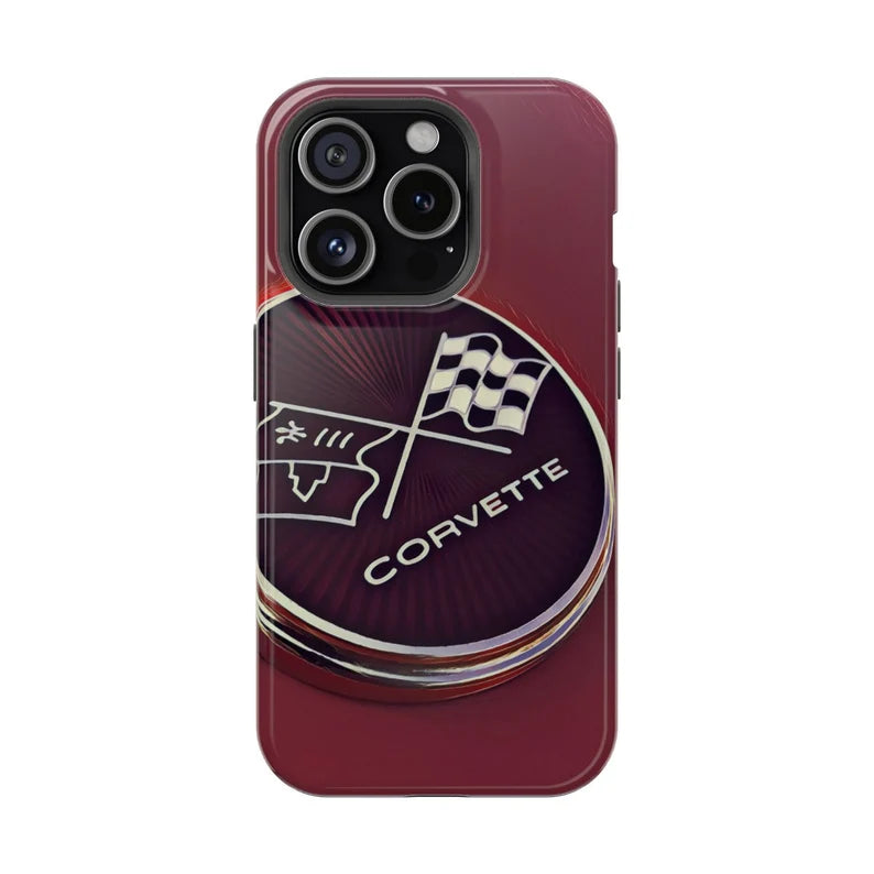 Corvette iPhone Case - Corvette Samsung Phone Case - Cell Phone Case - Impact Resistant - Rubber Liner - Matte or Glossy