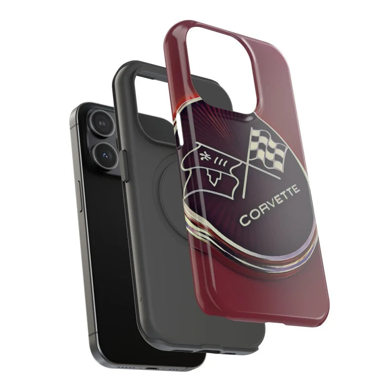 Corvette iPhone Case - Corvette Samsung Phone Case - Cell Phone Case - Impact Resistant - Rubber Liner - Matte or Glossy