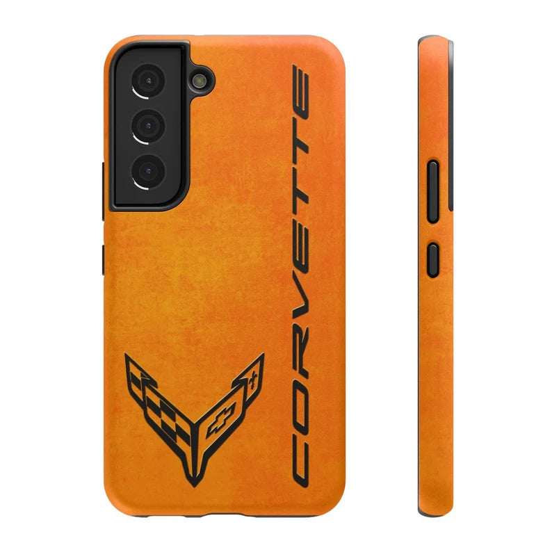 Corvette iPhone Case - Corvette Samsung Phone Case - Cell Phone Case - Impact Resistant - Rubber Liner - Matte or Glossy - C8