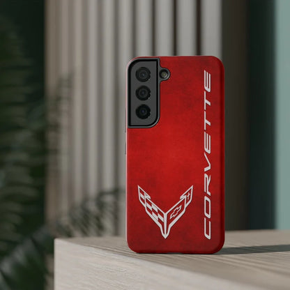 Corvette iPhone Case - Corvette Samsung Phone Case - Cell Phone Case - Impact Resistant - Rubber Liner - Matte or Glossy