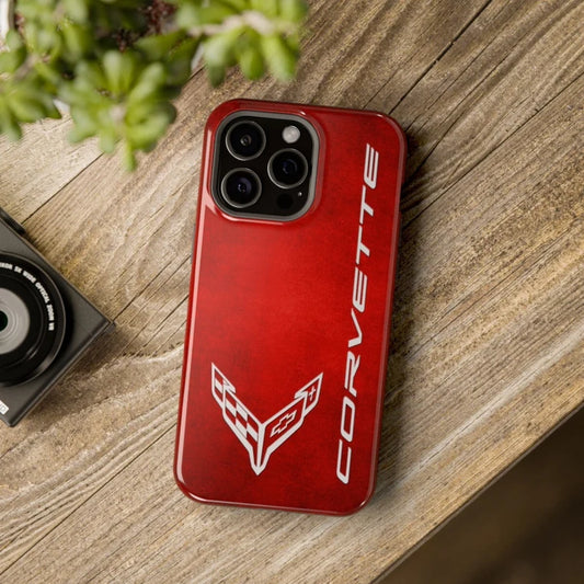 Corvette iPhone Case - Corvette Samsung Phone Case - Cell Phone Case - Impact Resistant - Rubber Liner - Matte or Glossy