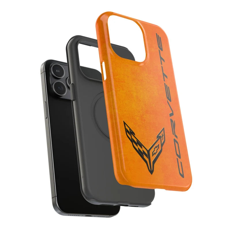 Corvette iPhone Case - Corvette Samsung Phone Case - Cell Phone Case - Impact Resistant - Rubber Liner - Matte or Glossy - C8