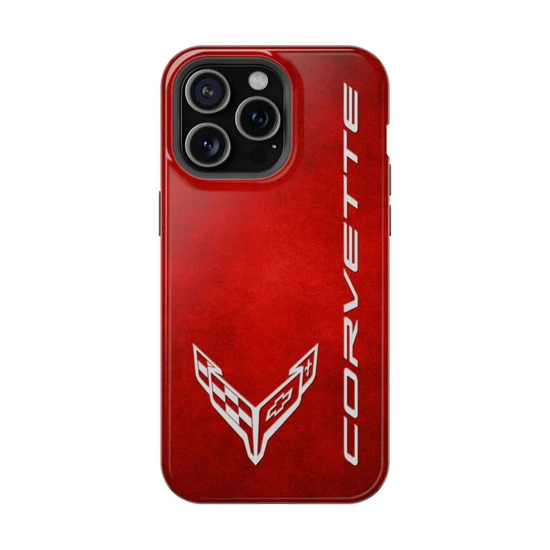 Corvette iPhone Case - Corvette Samsung Phone Case - Cell Phone Case - Impact Resistant - Rubber Liner - Matte or Glossy