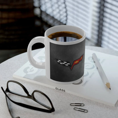Jumbo 20oz. Corvette Mug - Corvette Ceramic Mug - Coffee Mug - Chevy Corvette Mug - Microwave-Safe - Gift for Car Enthusiasts