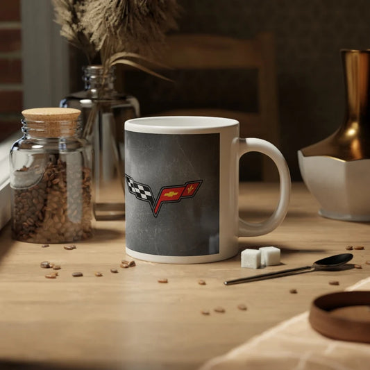 Jumbo 20oz. Corvette Mug - Corvette Ceramic Mug - Coffee Mug - Chevy Corvette Mug - Microwave-Safe - Gift for Car Enthusiasts