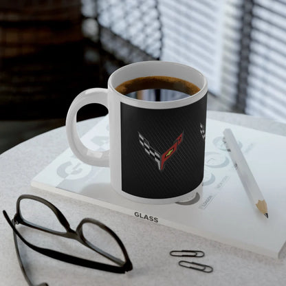 Jumbo 20oz. Corvette Mug - Corvette Ceramic Mug - Coffee Mug - Chevy Corvette Mug - Microwave-Safe - Gift for Car Enthusiasts